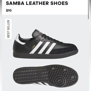 Adidas sambas leather shoes